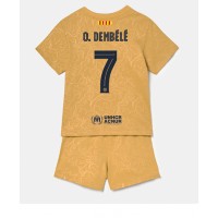Dres Barcelona Ousmane Dembele #7 Gostujuci za djecu 2022-23 Kratak Rukav (+ kratke hlače)